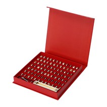 로고각인 영문자 몰드 금박기 날인기 가죽공예 스탬프, 싱글 10cm 길이 레터클립(싱글 T형)