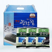 옛날 광천김 식탁김 15gx15봉 한박스, 15개