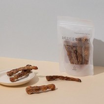 강아지 애나펫 오리고기 듬뿍 돼지꼬리 4P 국내산 오리안심 수제 간식 애완견 애견