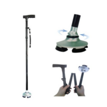 미끄럼방지 접이식 사발지팡이 지팡이걸음보조기, S