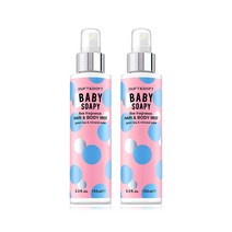더프트앤도프트 파인 프라그란스 헤어앤바디미스트 베이비소피, 150ml, 2개