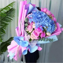 [이거찜] 꽃다발 꽃방수포장종이 종이접기 (20매)14color 리본 9color모모샵, 04 꽃다발포장지 진녹색+황토_04 쉬폰실루엣리본 퍼플
