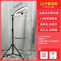 반영구조명 속눈썹 휴대용 눈썹 뷰티 LED 스탠드 링라이트 메이크업 뷰티샵 미용등 관리실 피부샵, 08 12인치+1.8m홀더+USB플러그
