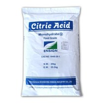구연산(함수 무수)25kg 식품용 세정(섬유유연)용 금년4월생산, 함수 구연산, 25kg, 1개