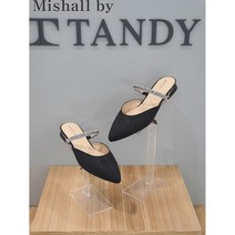 탠디 미셸by 여성 큐빅 스트랩 뮬 블로퍼 샌들 (굽 2CM) NC120W075Pbk