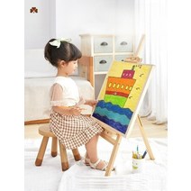유아 초등학생 이젤 원목 90cm 미술 학원 입문