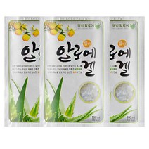 생 알로에겔 15봉 (웰빙알로에가 고흥 유자를 만나 부드러운 맛)