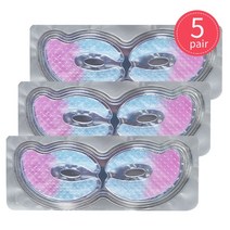 아이크림 주름지우개 아이 패치 주름 미세 라인 제거 히알루론산 아이 마스크 다크 서클 퍼프니스 아이 패드, 5페어 k287