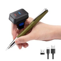 Tera 1D 블루투스 미니 바코드 스캐너 3-in-1 블루투스 및 USB 유선 및 2.4G 무선 레이저 1D 바코드 리더기 iOS 윈도우 안드로이드와 함께 작동하는 휴대용, 1D Ring Laser