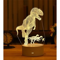 3d 램프 아크릴 usb led 야간 조명 네온 사인 램프 xmas 크리스마스 장식 홈 침실 생일 장식 결혼 선물, 28 - 공룡