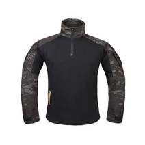 포스트엑스 [에머슨 기어] 컴뱃셔츠 (멀티캠 블랙)