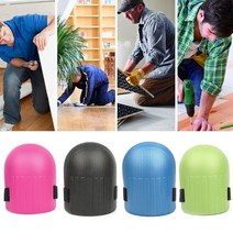 안전 용품 1pc 무릎 패드 작업 부드러운 폼 패딩 작업장 자기 보호 원예 청소 보호 스포츠 무릎 패드, 1 개 블랙