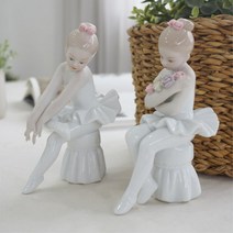 학원 장식장 발레리나 도자기인형 2p 엄마선물 카페