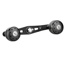 Gomexus Power Carbon Handle 105mm For Shimano Ocea Calcutta Conquest 300400 Abu Garcia Revo 낚시릴, 스모크 블랙, 다이와 8x5mm
