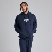 토트넘 홋스퍼 [토트넘 홋스퍼] NORTH LONDON 스몰로고 후드티셔츠 (NAVY)