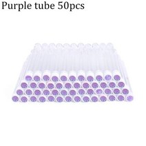 재사용 가능한 눈썹 브러쉬 튜브 일회용 속눈썹 교체 방진 스파클링 깨진 다이아몬드 메이크업, CN, Purple tube