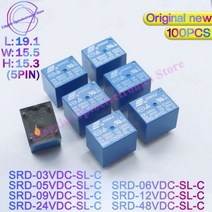 릴레이 핀 개 로트, 03 SRD-06VDC-SL-C