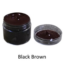 쪽염색 천염색물감 패브릭 섬유 모자 중간 갈색 가죽 염료 페인트 유성 DIY 전문 공예 가방 소파 신발 수, 16 Black Brown