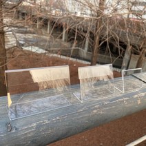 테이블메뉴판 아크릴 pop 사무실 스탠드 종이 거치대 명찰 안내 파티션 꽂이 이름표, 본상품선택