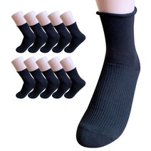 YMSOCKS [10+1] 여성 무압박 골지 돌돌이 양말 화이트 10족