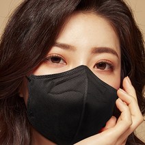 KF94 새부리형 컬러 더마테스트 인증 귀가편한 방역 비말차단 마스크(분홍색)