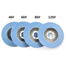 샌딩 원형 그라인더 사포 앵글 용 cmcp 115x22mm 플랩 디스크 406080120 그릿 그라인딩 플랩 디스크 금속 목재 연마 도구 그라인딩 휠, 4개 115x22mm