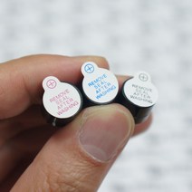 [파츠키츠] 액티브부저 12mm SOT 3V5V12V Active 아두이노 원형시그널 Buzzer 피에조, MMB12-12 (블랙/12V)