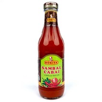 아시아푸드 삼발 짜베 칠리소스 KOKITA SAMBAL CABAI CHILLI SAUCE, 1개, 400g