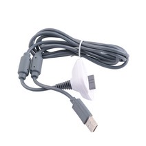 0K 케이블 젠더짹 ND492 XBOX 360 전용 무선 컨트롤러 USB 충전케이블 1.5M 그레이 USB 2.0 A, 본상품