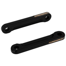 [해외] 할리 투어링 스트리트 일렉트라 글라이드 로드 킹 flht 1998-2021용 2xmotorcycle 프론트 led fl 미국h 포크 방향 지시등 라이트 브래킷, 1-방향 지시등 브래킷