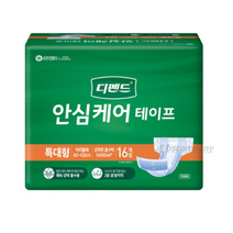 디펜드 남녀공용 안심플러스 언더웨어 성인기저귀 중형, 0    82 ~ 123 cm ~ XL특대형, 15개, 16개입