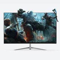 40인치모니터 40인치 삼성 43인치 모니터 BEEX 23.8 Inch 1080P IPS PC Monitor HDMI Desktop LCD Display, 01 Black straight