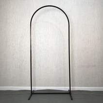 포토존꾸미기 정원장미아치 셀프웨딩 사진촬영 인공 꽃 장식 금속 철 프레임 웨딩 배경 서클 아치 생일 파티 베이비 샤워, H1.5m(59.05in)+black