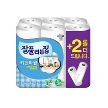 [자바라쇼핑] 잘풀리는집 키친타월 130매 6롤 _ kig0337*20230221EA, 쿠팡 본상품선택