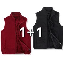 남여공용 겨울 후리스조끼 보아털 양털 뽀글이 쪼끼 빅사이즈