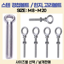 아이볼트 아이너트 철 스텐 SUS304 볼트 국산 다양한사이즈 최다보유, mm타입-철 아이볼트, 42mm