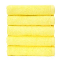 타월톡톡 뱀부얀 호텔수건 150g 10장 세트 항균 여름 수건, 옐로우 10장
