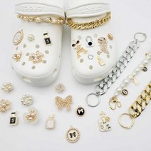 [플로라]보석 파츠 신발악세사리 세트, SET12-1.버튼랜덤