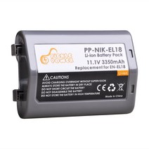 1 pcs 3350mah en-el18 en-el18a 니콘 d4 d4s d5 d6 d, 기본