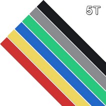 [크리앤조이] 칼라포맥스 50x600 두께5T (5개) 색상선택 - 포맥스판, 빨강 5개