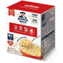 퀘이커 오트밀 오리지널, 30g, 24개