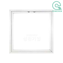 금강산업 알루미늄 컬러 점검구(나사형)(450mm) (1EA), 반광, 화이트