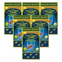 WEALTHY HEALTH 웰시헬스 호주 리버토닉 33000 실리마린 밀크씨슬 100캡슐 6통