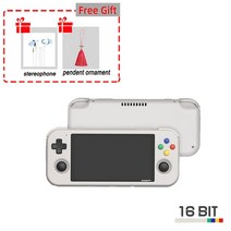 레트로 미니 오락실 게임기 아케이드 레트로이드 포켓 3 + RP3 플러스 레트로 콘솔 안드로이드 11 휴대용 홈 4.7 화면 4g 128GB T618 플레이어 내장 20000 게, 없음, Grey+64G  and Bag