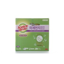 스카치브라이트 대용량 미세먼지 물걸레 청소포 더블액션 표준형 청소포/교체형걸레 70매, 1개