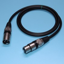 XLR 케이블 마이크케이블 연장 캐논케이블 카나레케이블, 1M, 길이
