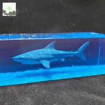 고래 공예품 돌고래 다이버 소품 인테리어 아트 상어, 【상어 한 마리】➕램프홀더➕선물박스