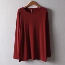 아이우먼 무지잔골지스판긴팔 PSB988M111 빅사이즈