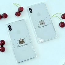 (호환용) 아이폰X/XS 리버워드 메리베어 아이폰큐브케이스 .이한피플