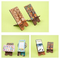 우드 만들기 키트 초등학생 중학생 미술활동 동아리 DIY, 생명나무핸드폰거치대